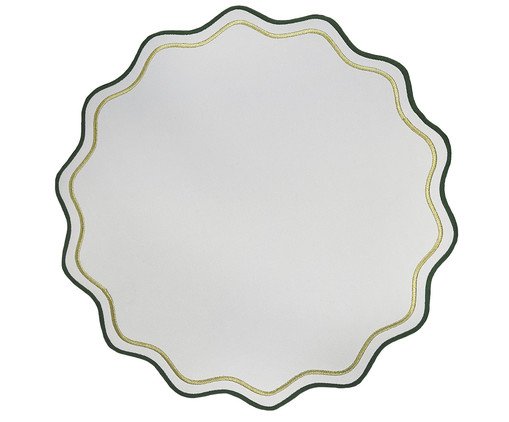 Lugar Americano em Nylon e Lurex - Branco, white | WestwingNow