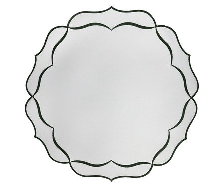 Lugar Americano em Nylon Leaf - Branco | Westwing