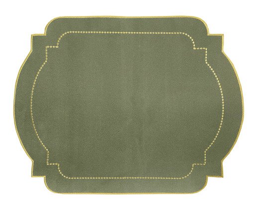 Lugar Americano em Nylon com Lurex Chilly - Verde, green | WestwingNow