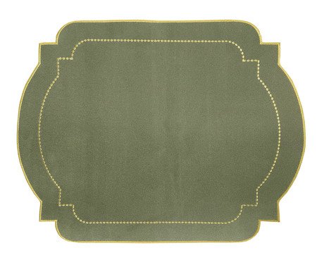 Lugar Americano em Nylon com Lurex Chilly - Verde | Westwing