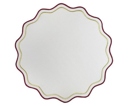 Lugar Americano em Nylon/Lurex - Branco | Westwing