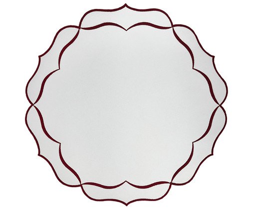Lugar Americano em Nylon Wine - Branco, white | WestwingNow