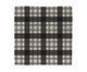 Guardanapo de Mesa em Linho Xadrez - Preto, Off White | WestwingNow