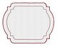 Lugar Americano em Nylon com Bordado Wine - Branco, white | WestwingNow