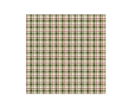 Guardanapo de Mesa em Linho Xadrez - Verde | Westwing