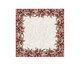 Guardanapo de Mesa em Linho Flowers Frame, Off White | WestwingNow