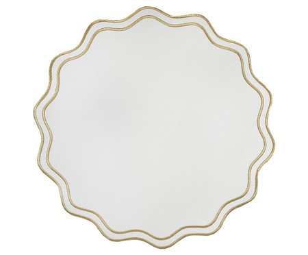 Lugar Americano em Nylon com Lurex Fresh - Branco | Westwing