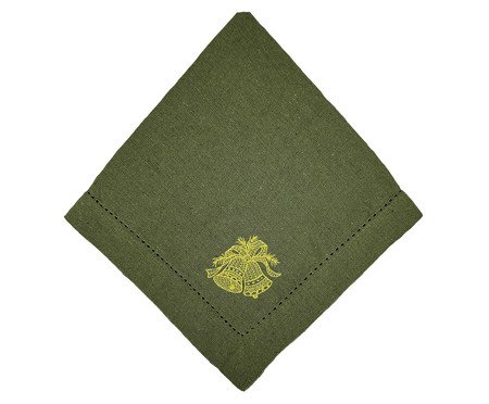 Guardanapo em Algodão com Ajour Sino - Verde | Westwing