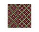 Guardanapo de Mesa em Linho Xadrez - Vermelho e Verde, Off White | WestwingNow
