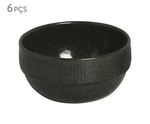 Jogo de Bowls Empilháveis Linhas Greenery, verde | WestwingNow