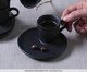 Jogo de Xícaras para Café Orgânico Preto Matte, preto | WestwingNow