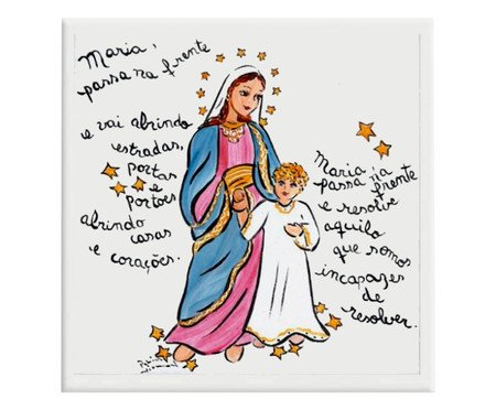 Azulejo Nossa Senhora Passa Na Frente