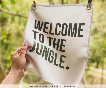 Bandeira Welcome To The Jungle | Westwing
