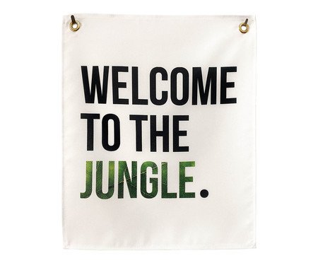 Bandeira Welcome To The Jungle | Westwing