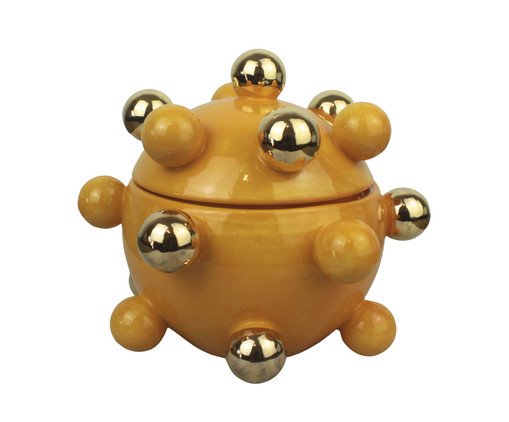 Caixa Mel Amarelo, Dourado | WestwingNow