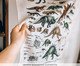 Tecido de Parede Dinossauros, Branco | WestwingNow