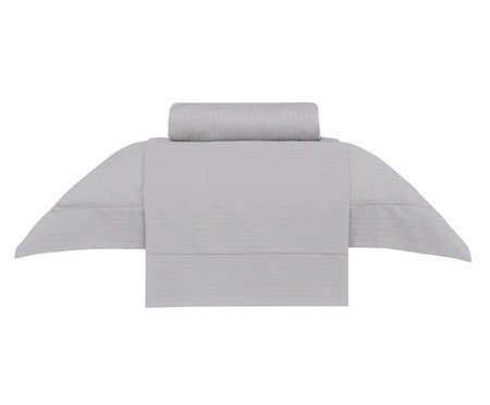 Jogo De Lençol Damask Stripes Kaki | Westwing