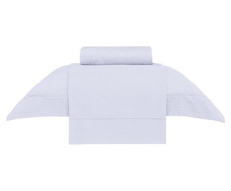 Jogo De Lençol Damask Stripes Cinza | Westwing