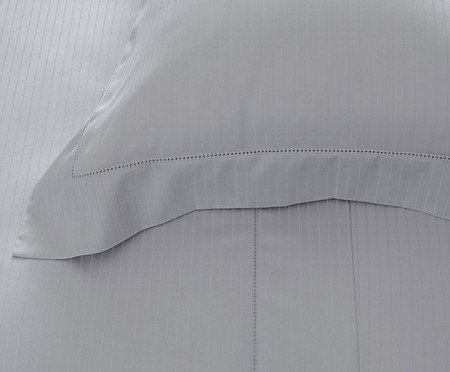 Jogo De Lençol Damask Stripes Cinza | Westwing