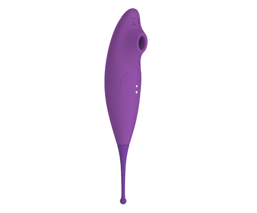 Vibrador sugador e Flap Trivibe - Roxo, purple | WestwingNow