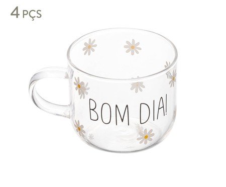 Jogo de Canecas Bom Dia Iv | Westwing