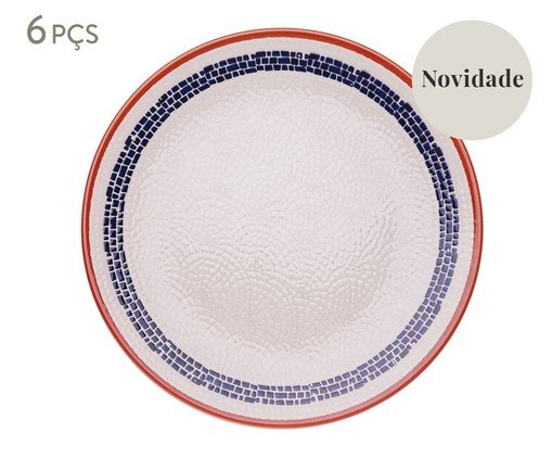 Jogo de Pratos para Sobremesa Village Creme IV, Bege | WestwingNow