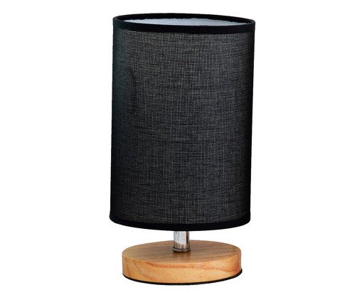 Abajur de Mesa Soleil Preto Bivolt, Preto | WestwingNow