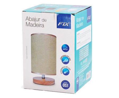 Abajur de Mesa Soleil Preto Bivolt | Westwing