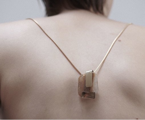 Colar Deleon Quartzo Rutilado Prata, gold | WestwingNow