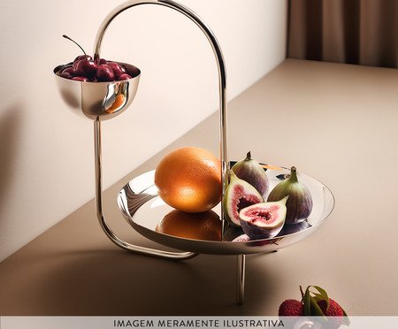 Fruteira Loops Silver | Westwing