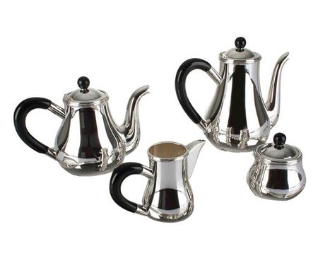 Jogo para Chá e Café em Prata Pearl