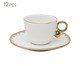 Jogo de Xícaras para Café com Pires Egg Branco, Branco | WestwingNow