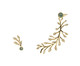 Brinco Ear Cuff Nature Ouro, Dourado | WestwingNow