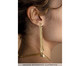 Brinco Ear Cuff Nature Ouro, Dourado | WestwingNow