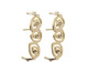 Brinco Ear Hook Spiralle Ouro, Dourado | WestwingNow