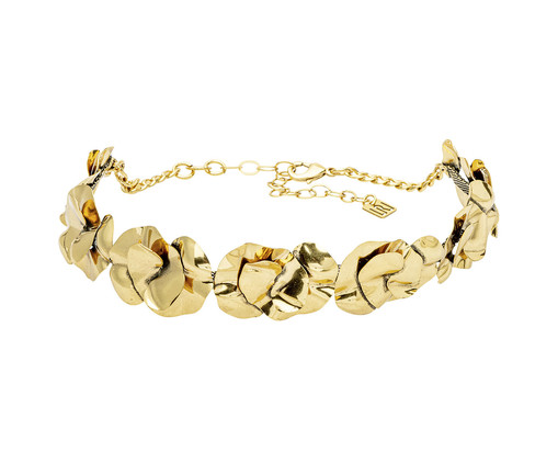 Choker Blossom Ouro Vintage, Dourado | WestwingNow