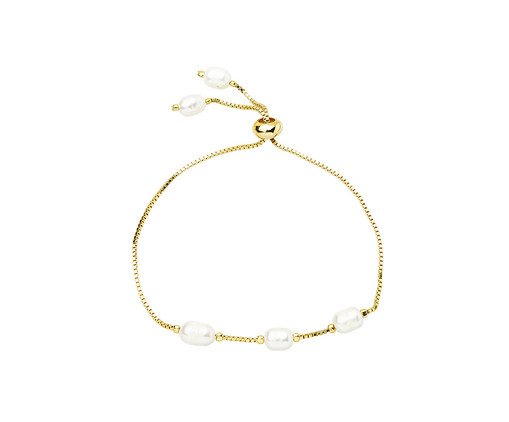 Pulseira Pérola Gravata Bloom Ouro, Dourado | WestwingNow