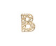 Colar com Letra B Banhado a Ouro 18K, Dourado | WestwingNow