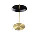Luminária de Mesa Dalu Bivolt - Preto e Dourado Escovado, black | WestwingNow