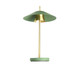 Luminária de Mesa Llio Bivolt - Verde e Dourado Escovado, green | WestwingNow