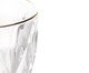 Taça para Água com Fio Dourado Diamond, Transparente | WestwingNow