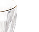 Taça para Água com Fio Dourado Diamond, Transparente | WestwingNow