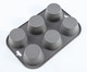 Forma de Silicone com 6 Divisórias Dots - Cinza, Cinza | WestwingNow