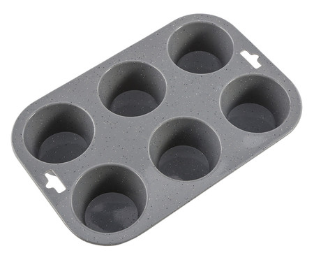 Forma de Muffin Dots Cinza - 06 Divisórias | WestwingNow