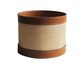 Cesto em Couro Naturale Caramelo III, Marrom | WestwingNow