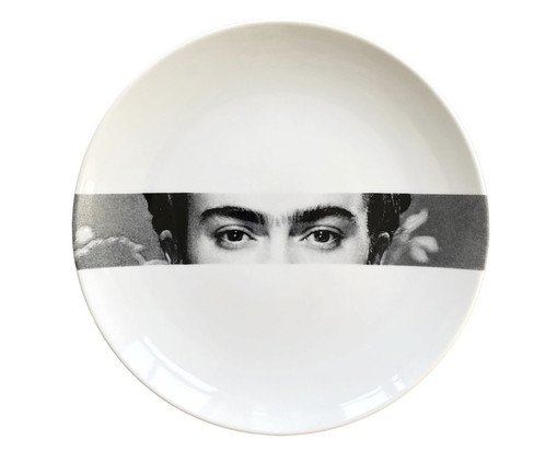 Prato com Suporte Frida Espia, Branco | WestwingNow