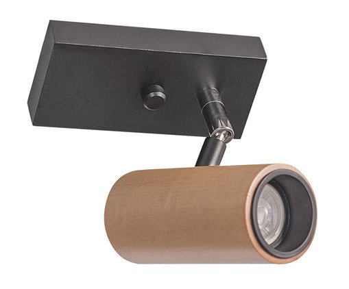 Spot Point com Lâmpada Bivolt, Marrom | WestwingNow