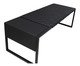 Recamier em Couro Treccia Preto, Preto | WestwingNow