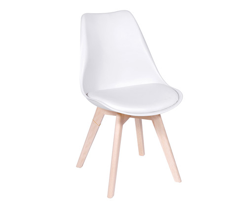 Cadeira Paris Wood Branca, Branco | WestwingNow