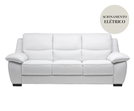 Sofá 3 Lugares Branco Modelo U214, Branco | WestwingNow